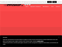 Tablet Screenshot of infoshopsrl.it